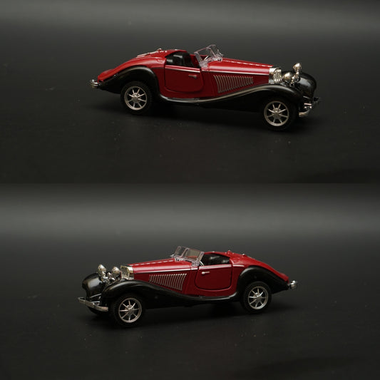 1:36 Mercedes-Benz 500K Vintage Car Brown (Open top) -  Kunju Vandi  