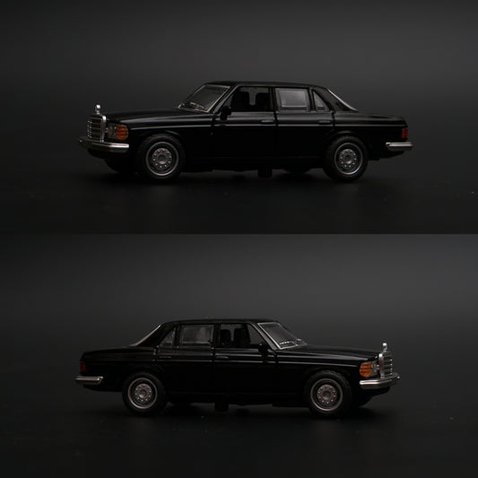 1:36 Mercedes Benz  W123 Metal Diecast Car (Black) -  Kunju Vandi  