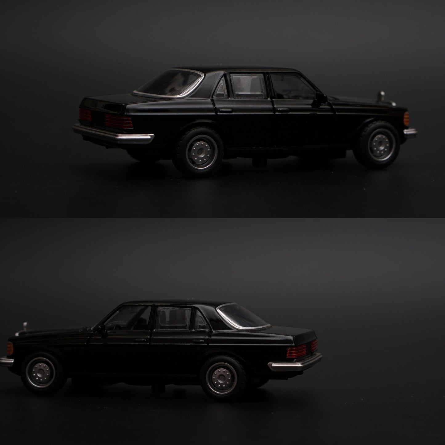 1:36 Mercedes Benz  W123 Metal Diecast Car (Black) -  Kunju Vandi  