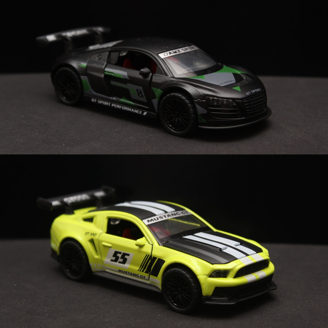 1:36 Mustang , Audi  Diecast Combo -  Kunju Vandi  
