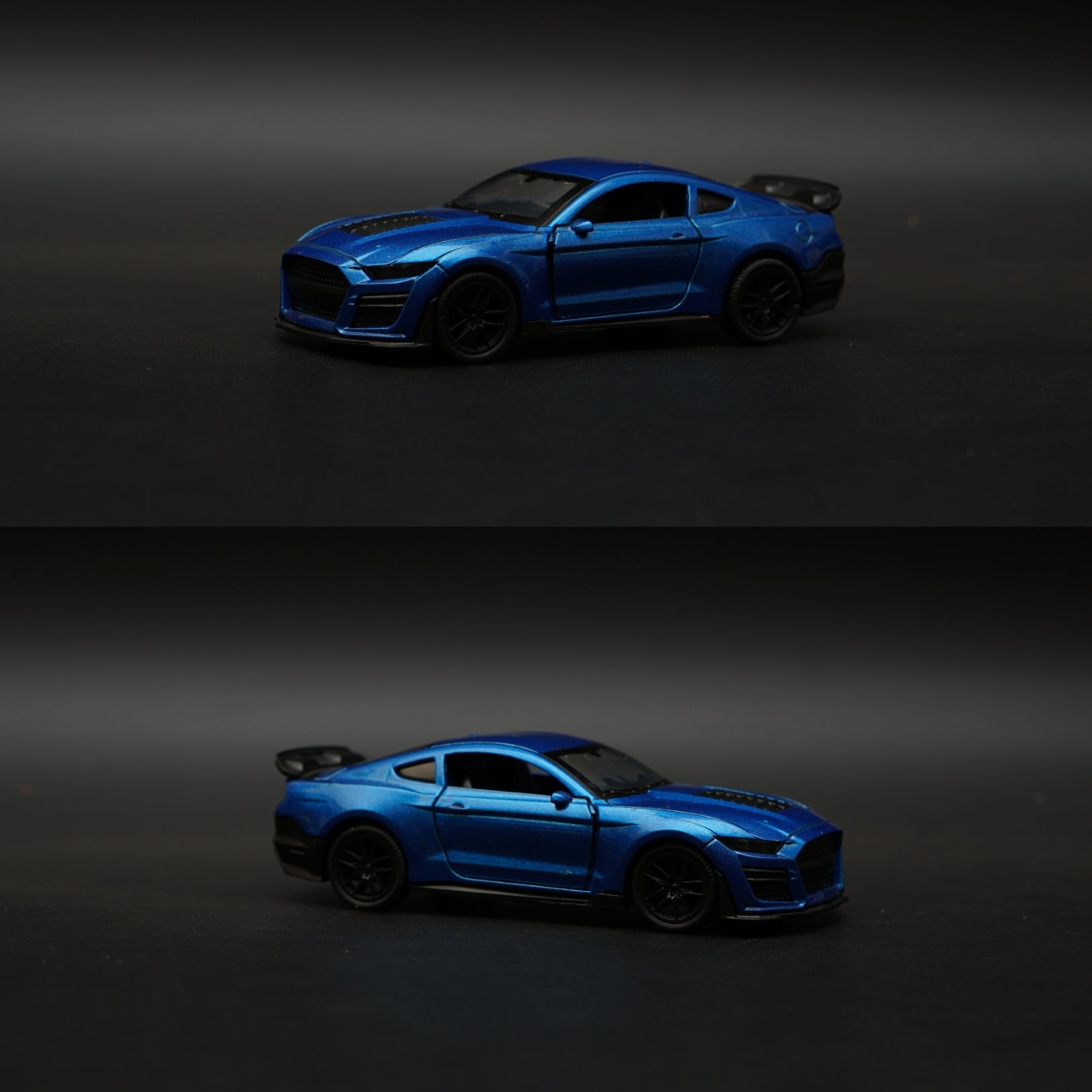 1:36 Mustang Blue Diecast -  Kunju Vandi  