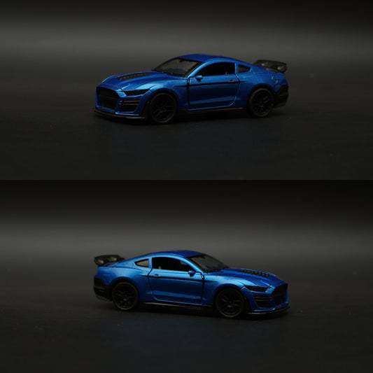 1:36 Mustang Blue Diecast -  Kunju Vandi  