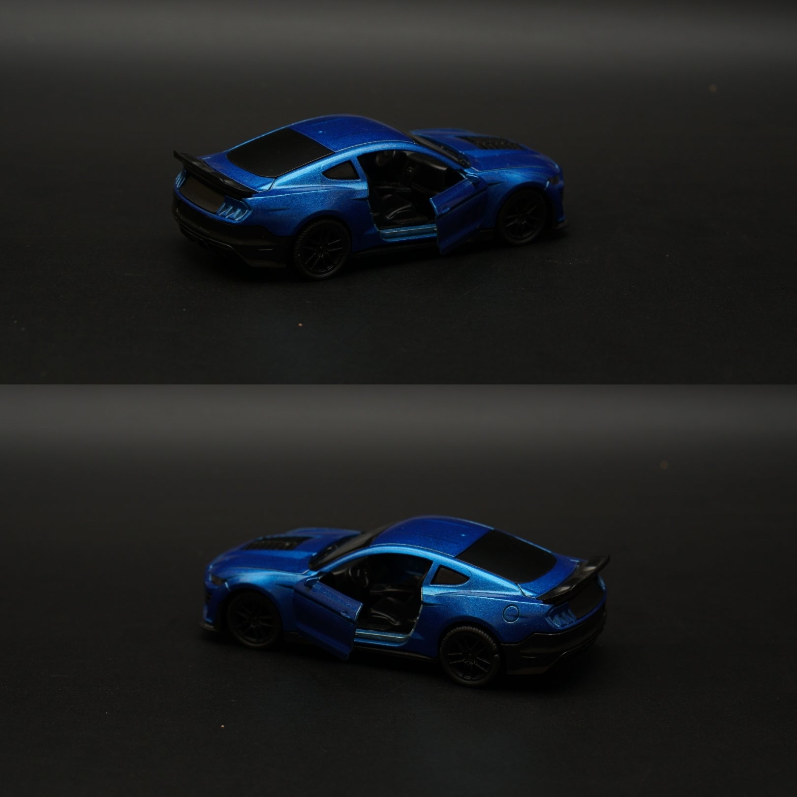 1:36 Mustang Blue Diecast -  Kunju Vandi  