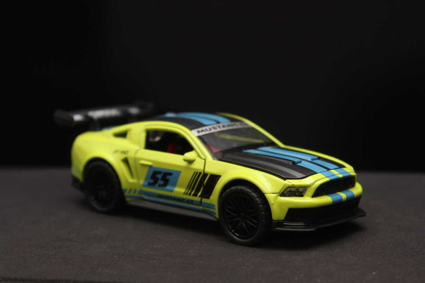 1:36 Mustang (Blue livery) Diecast -  Kunju Vandi  