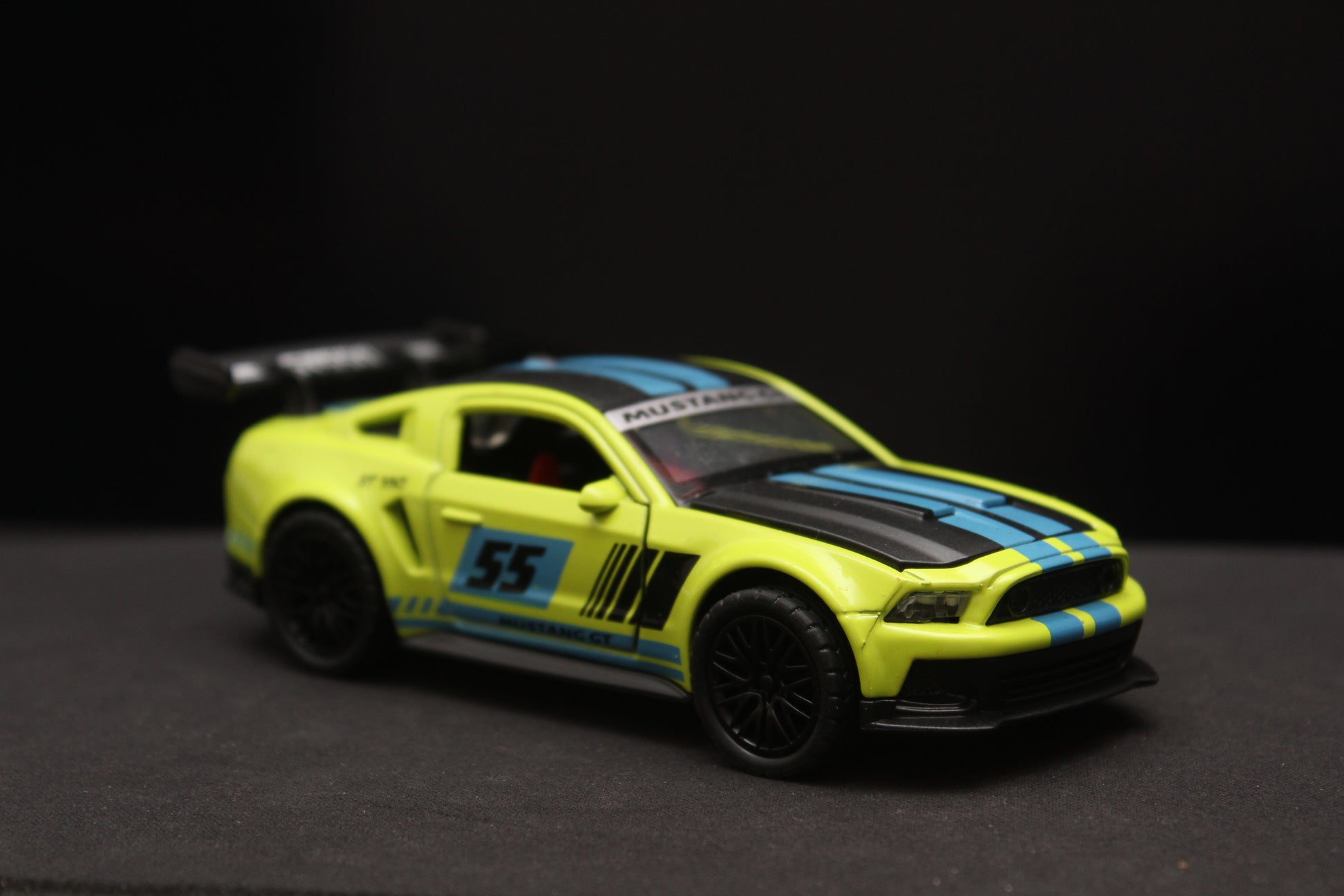 1:36 Mustang (Blue livery) Diecast -  Kunju Vandi  
