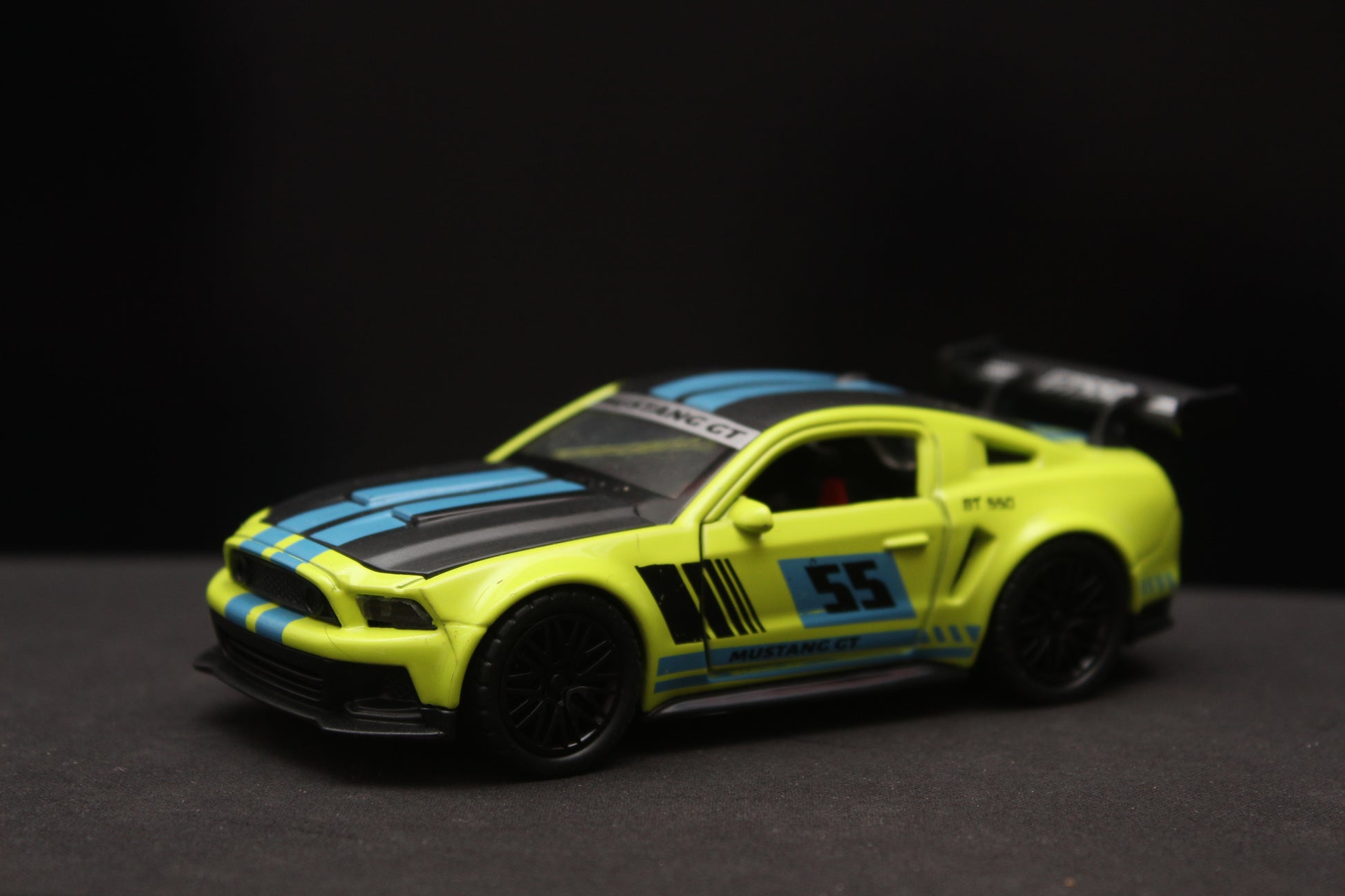 1:36 Mustang (Blue livery) Diecast -  Kunju Vandi  