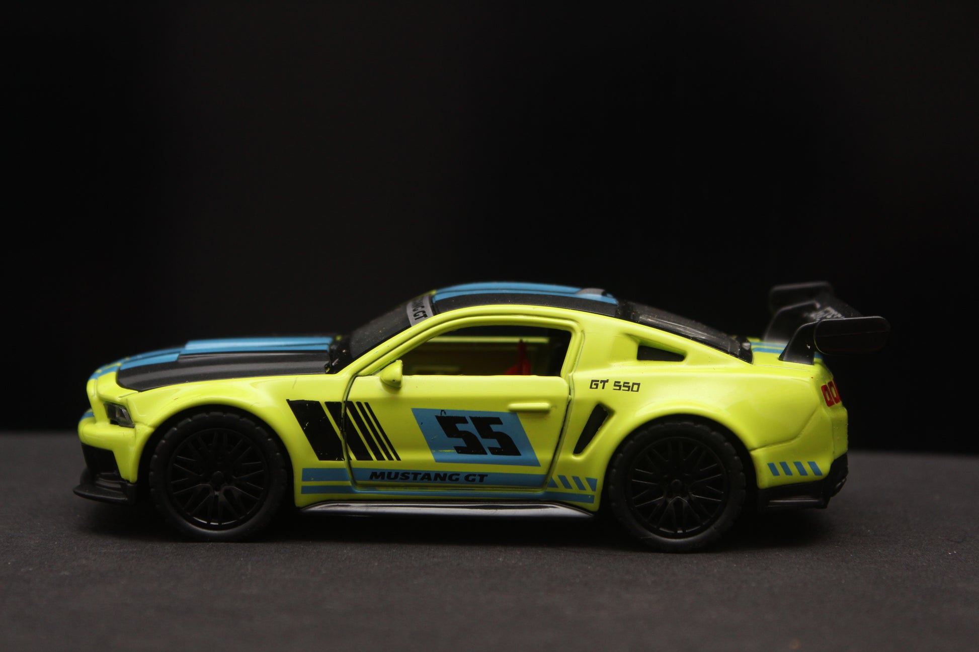 1:36 Mustang (Blue livery) Diecast -  Kunju Vandi  
