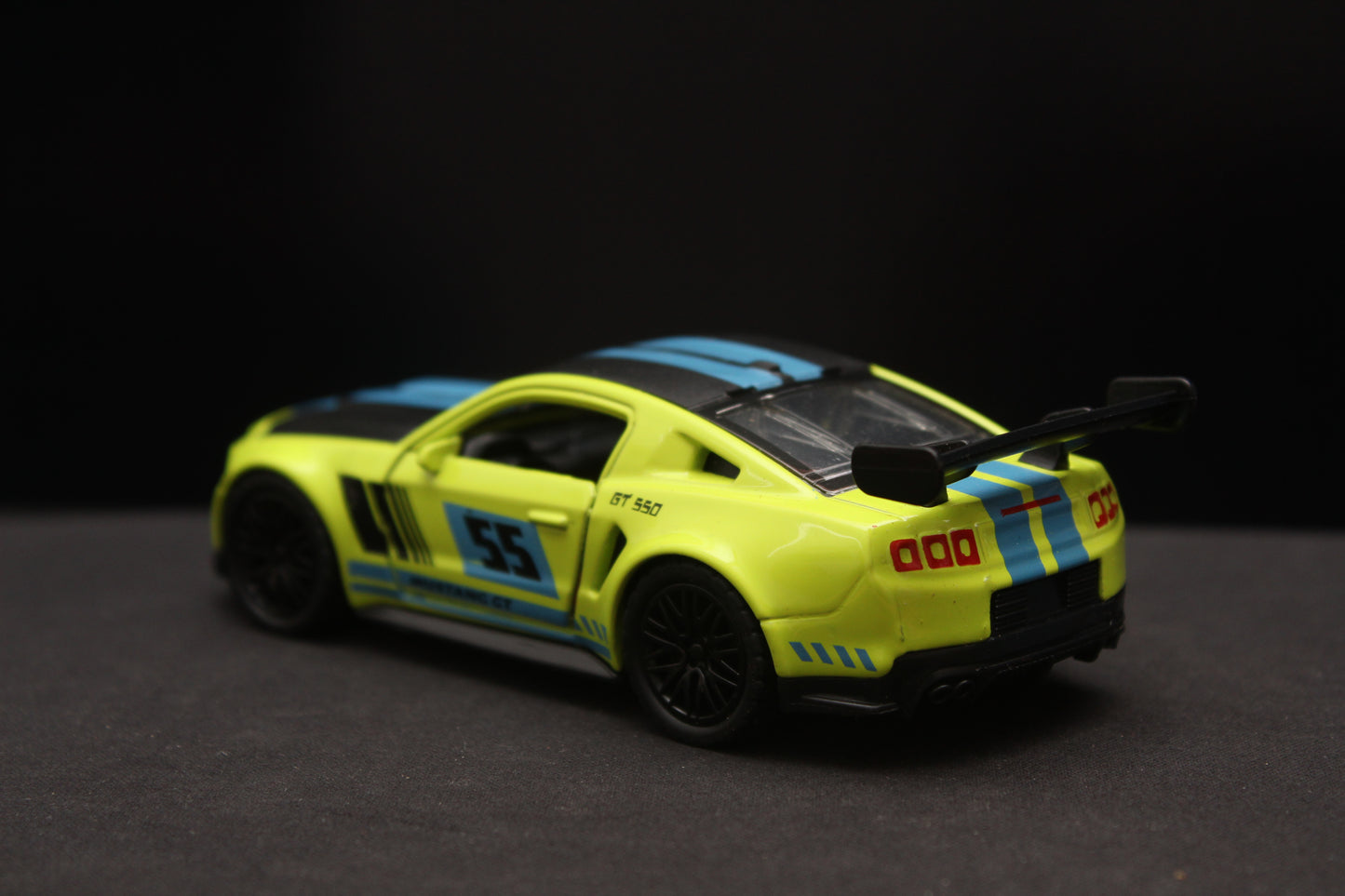 1:36 Mustang (Blue livery) Diecast -  Kunju Vandi  