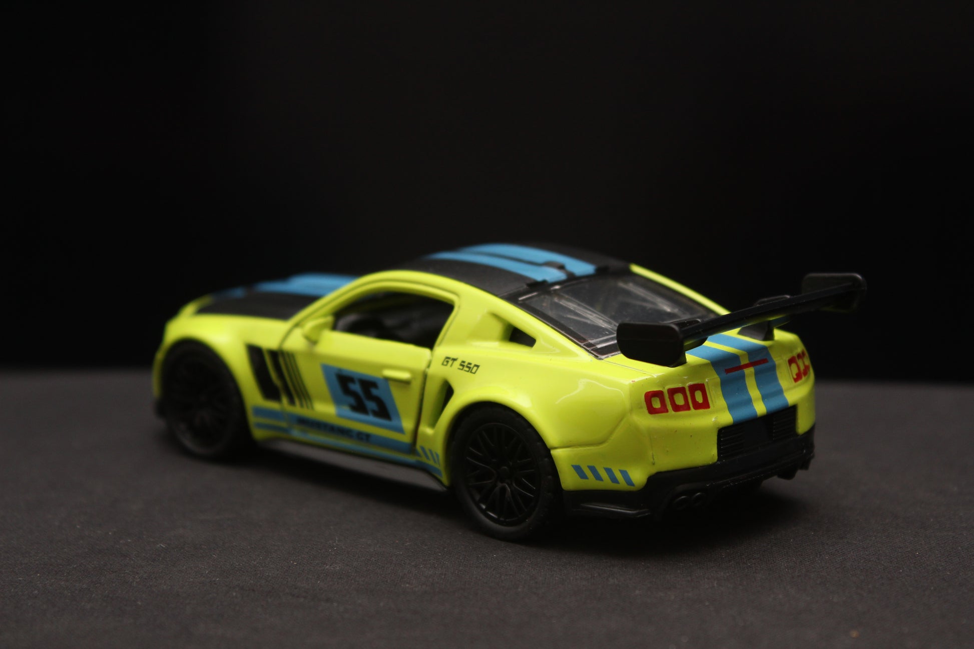 1:36 Mustang (Blue livery) Diecast -  Kunju Vandi  