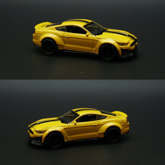 1:36 Mustang Diecast (Yellow) -  Kunju Vandi  