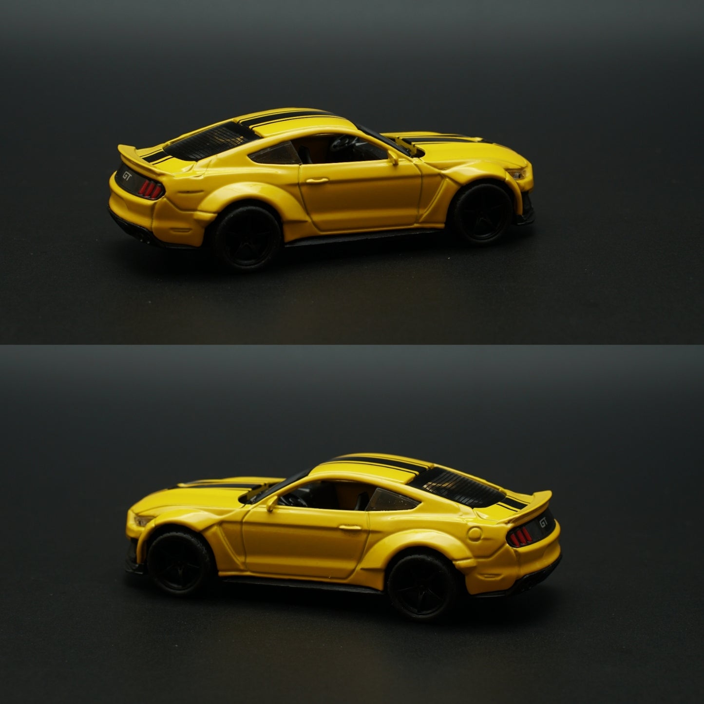 1:36 Mustang Diecast (Yellow) -  Kunju Vandi  