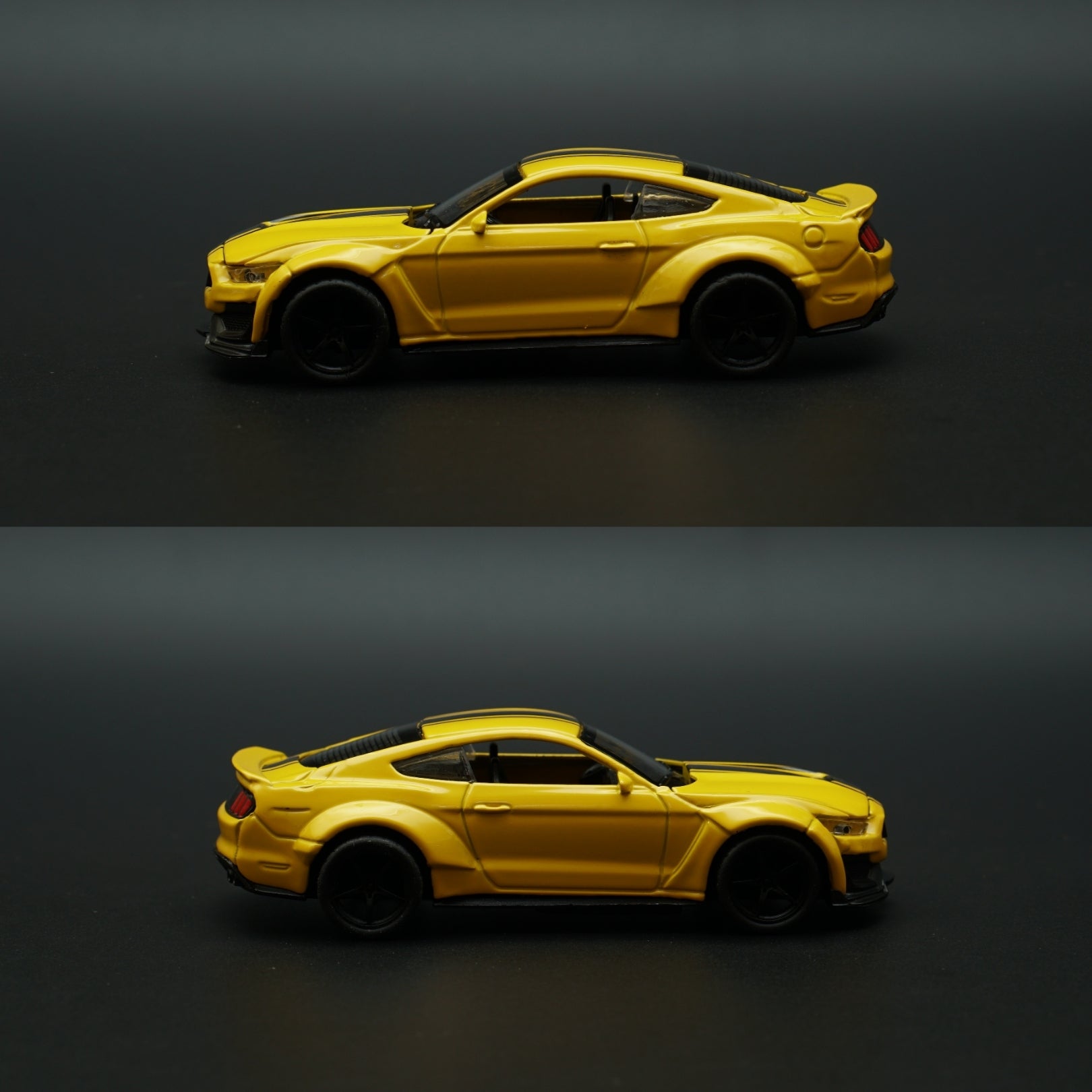 1:36 Mustang Diecast (Yellow) -  Kunju Vandi  