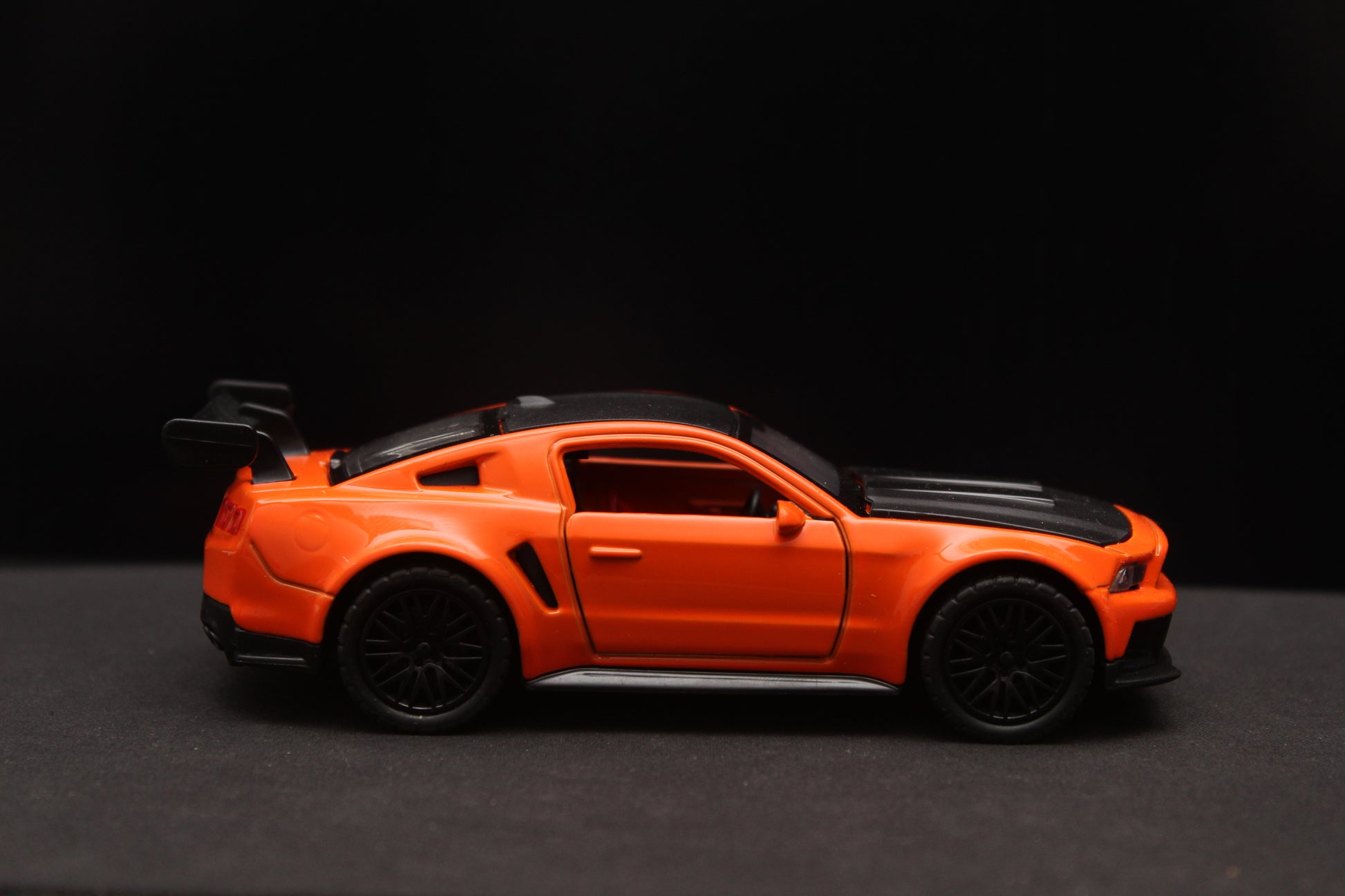 1:36 Mustang (Orange) Diecast -  Kunju Vandi  