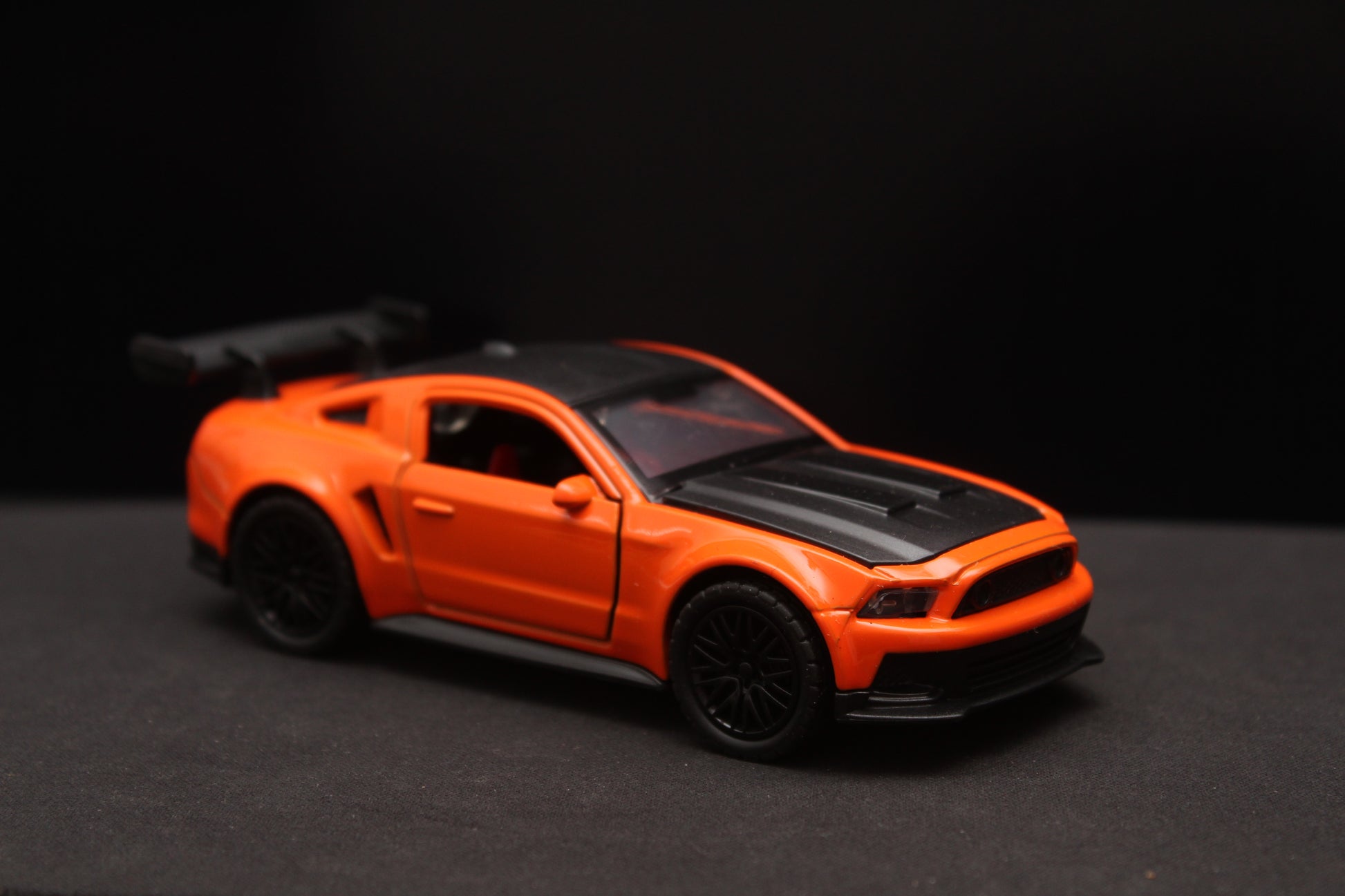 1:36 Mustang (Orange) Diecast -  Kunju Vandi  