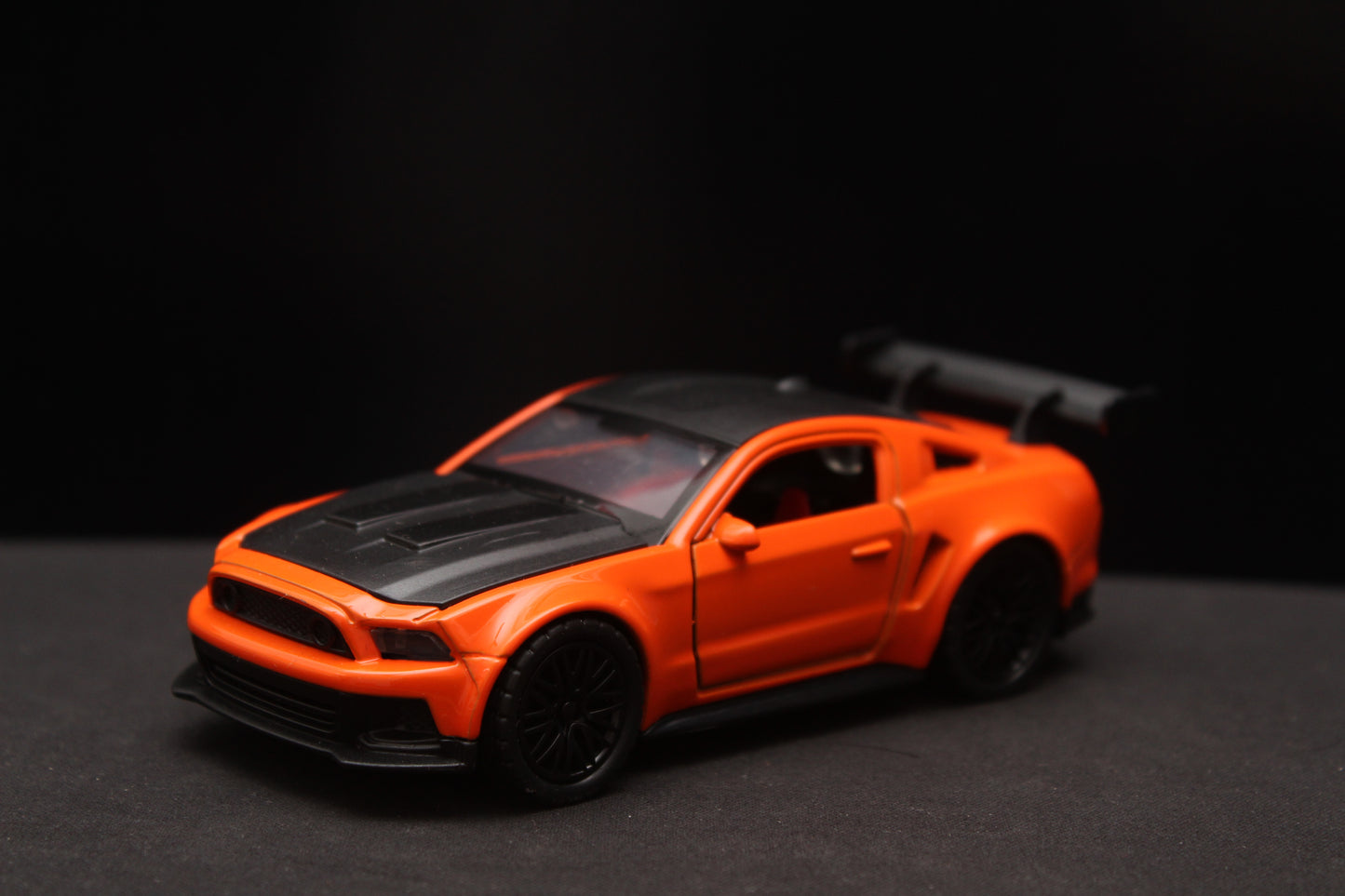 1:36 Mustang (Orange) Diecast -  Kunju Vandi  