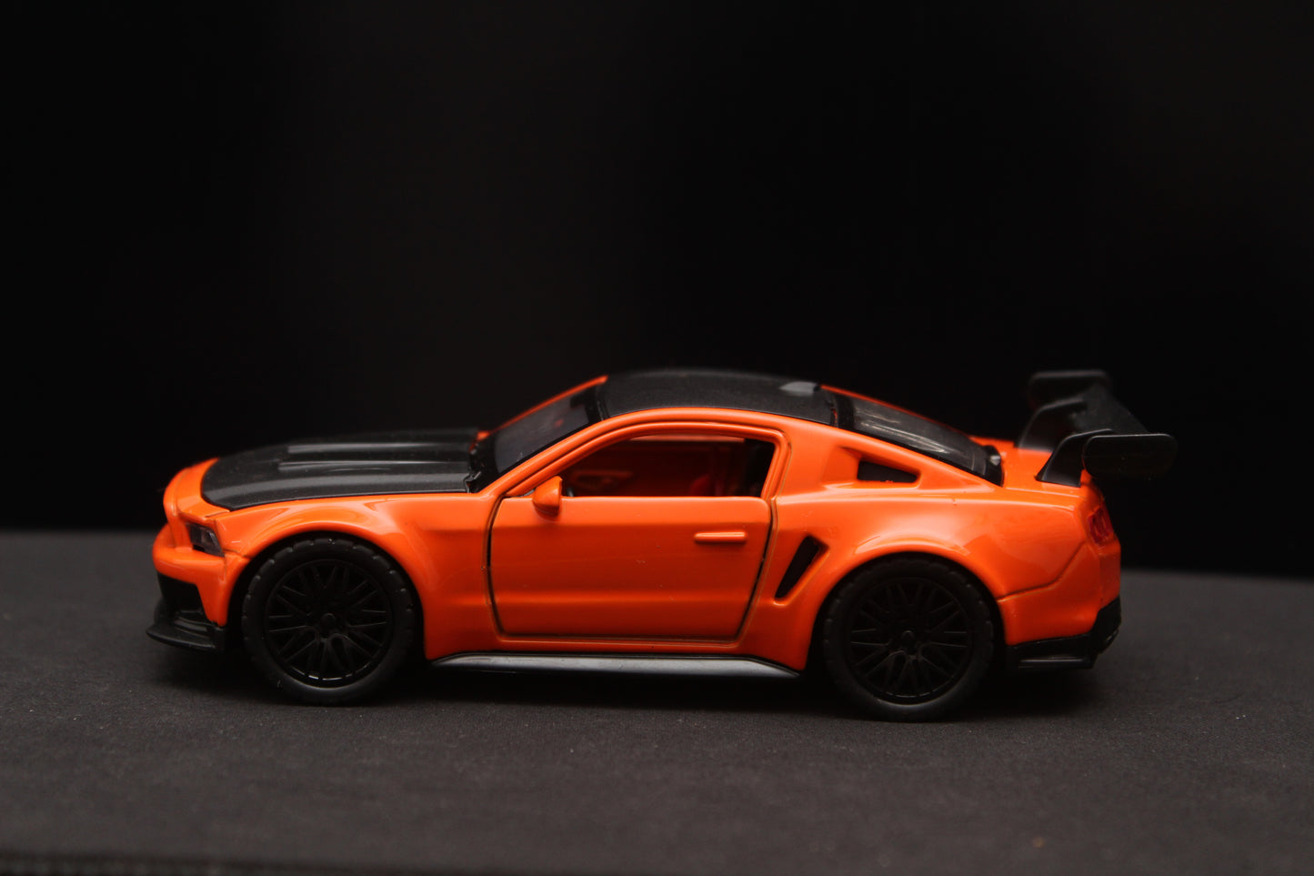 1:36 Mustang (Orange) Diecast -  Kunju Vandi  