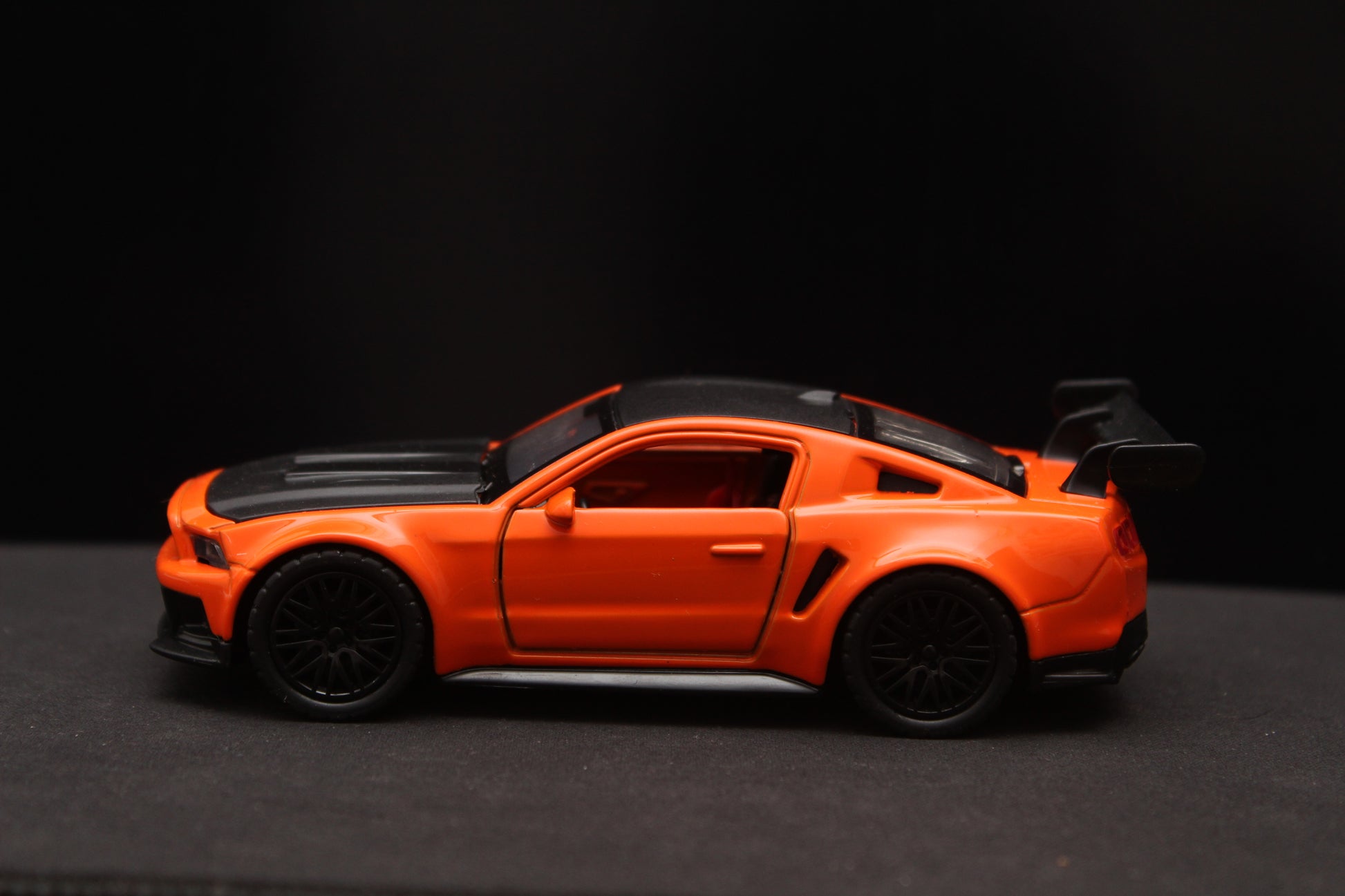 1:36 Mustang (Orange) Diecast -  Kunju Vandi  
