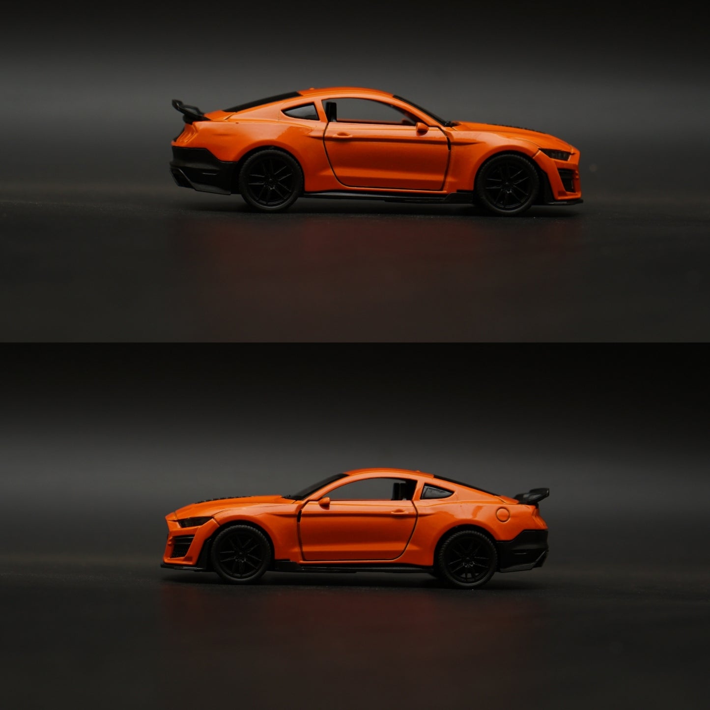 1:36 Mustang Orange Diecast -  Kunju Vandi  