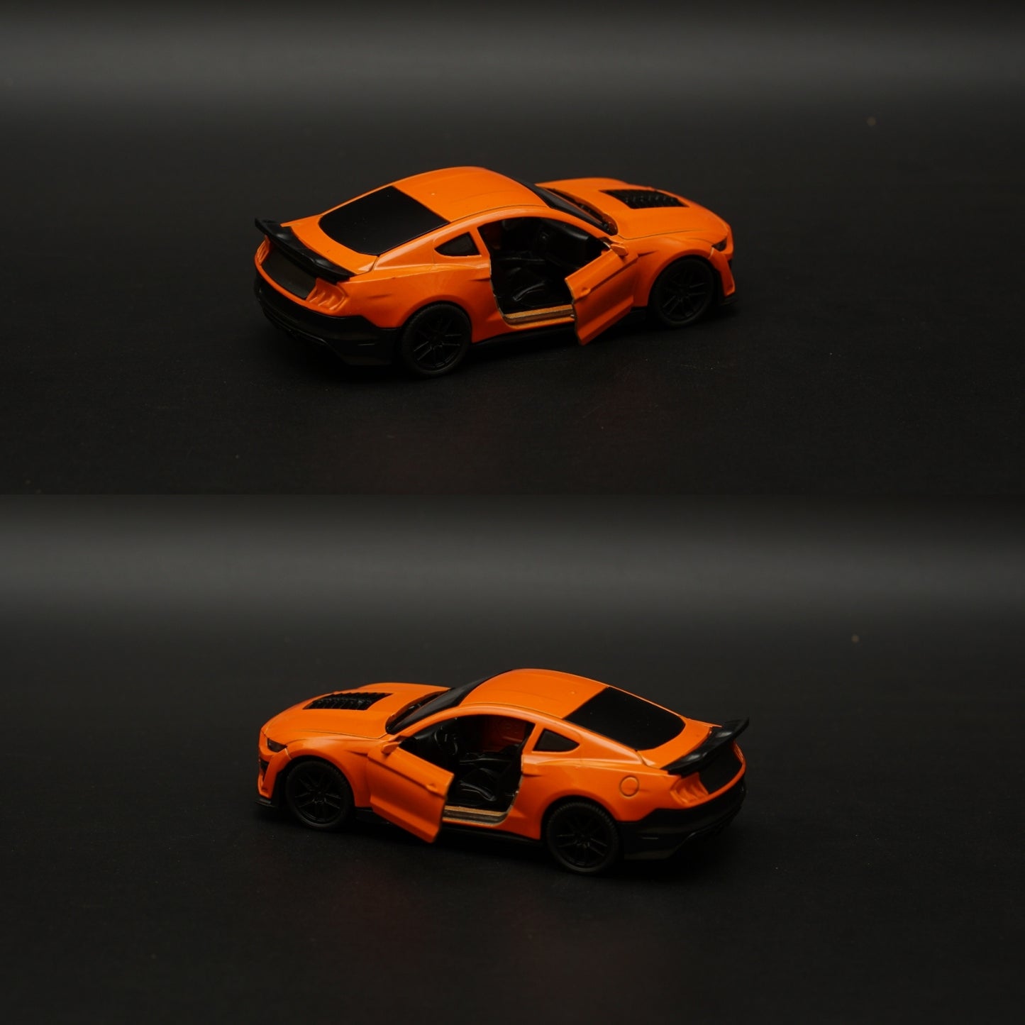1:36 Mustang Orange Diecast -  Kunju Vandi  