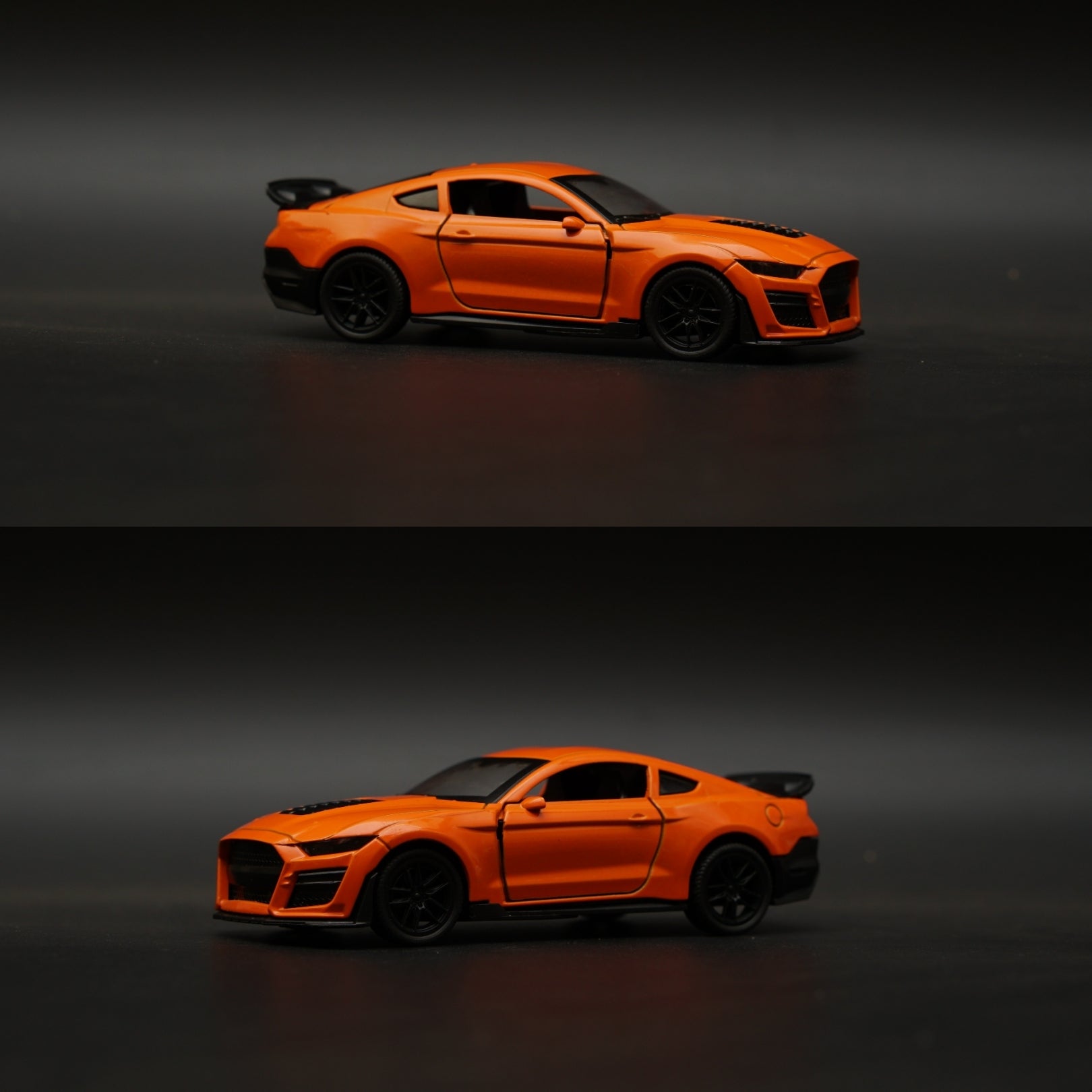 1:36 Mustang Orange Diecast -  Kunju Vandi  