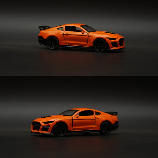1:36 Mustang Orange Diecast -  Kunju Vandi  