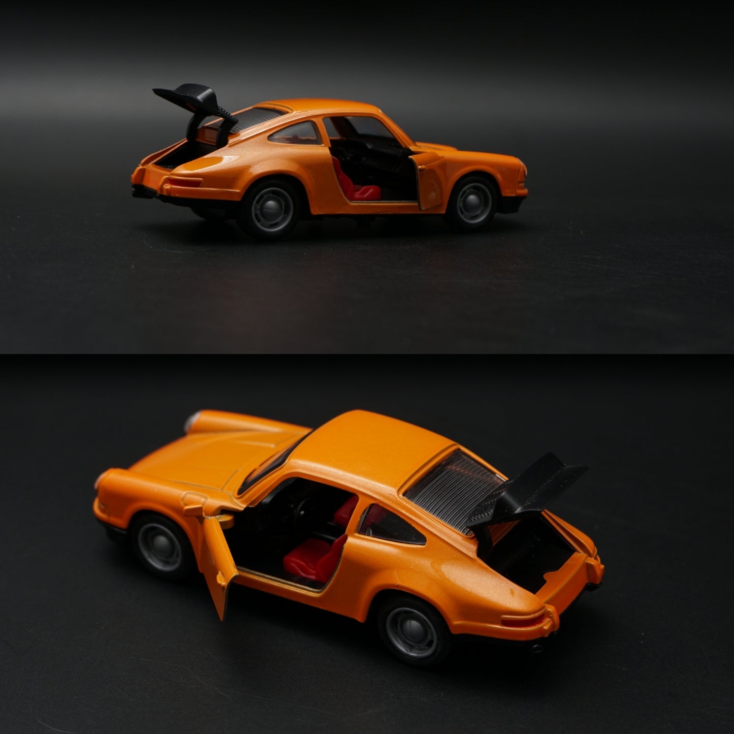 1:36 Porsche 911 Diecast (Orange) -  Kunju Vandi