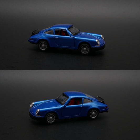 1:36 Porsche 911 With Lights Blue -  Kunju Vandi  