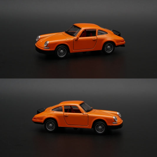 1:36 Porsche 911 With Lights Orange -  Kunju Vandi  