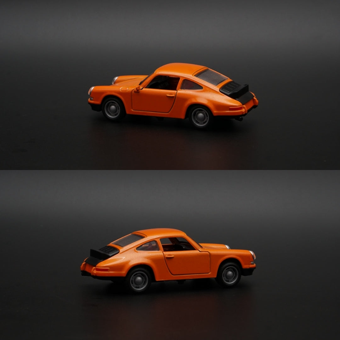 1:36 Porsche 911 With Lights Orange -  Kunju Vandi  