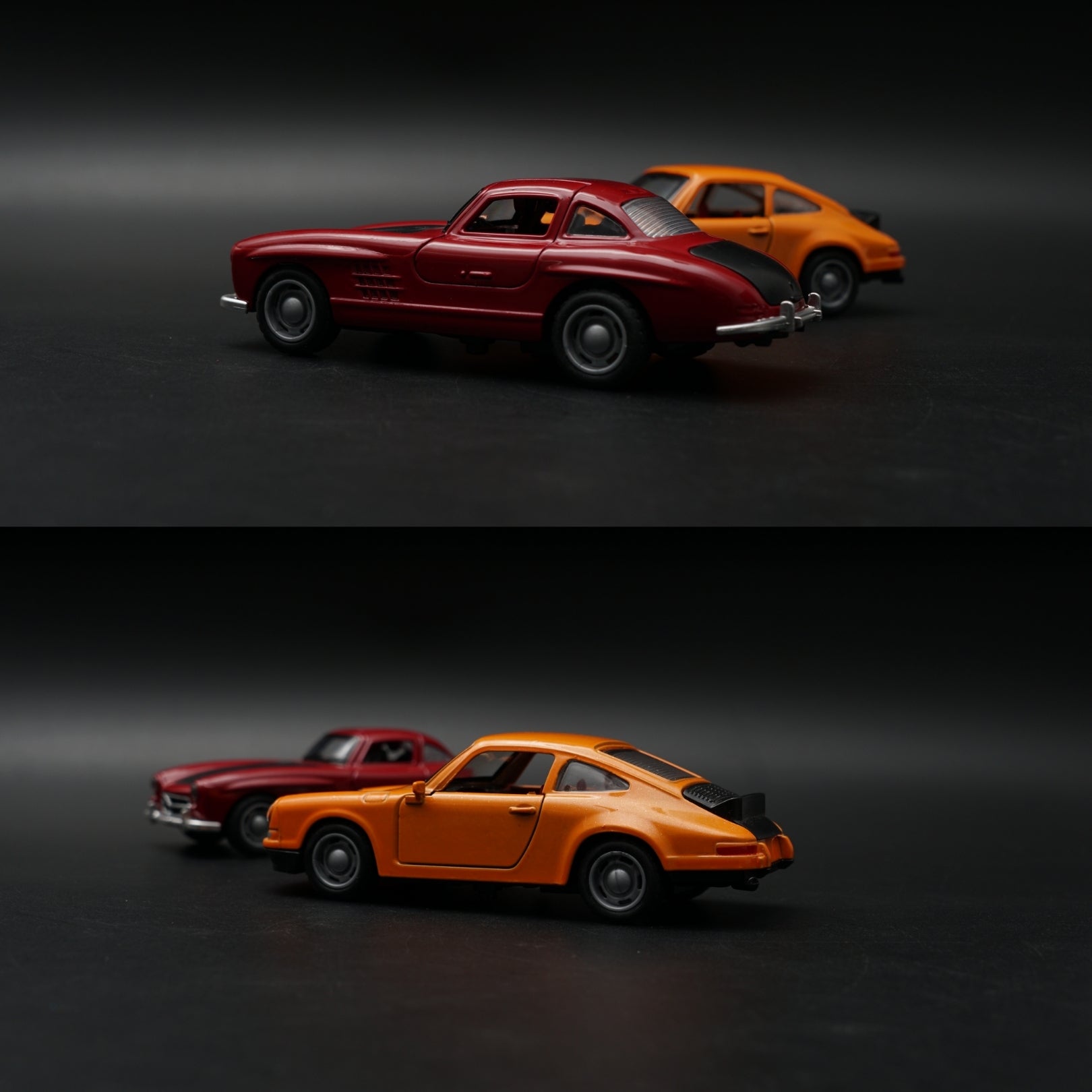 1:36 Porsche , Benz Diecast Combo (Red,Orange) -  Kunju Vandi