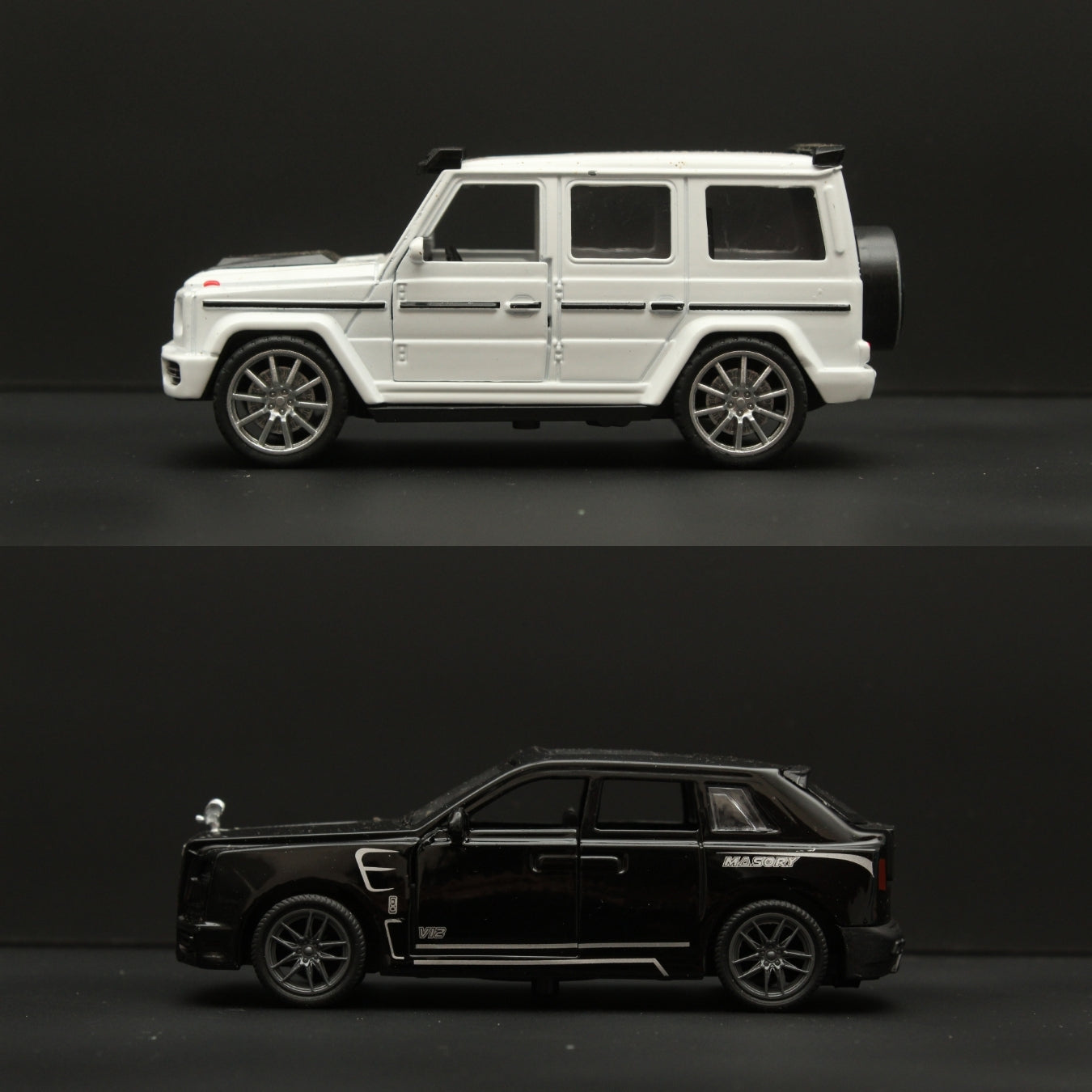 1:36 Rolls Royce Cullinan, Gwagon Diecast Combo -  Kunju Vandi  