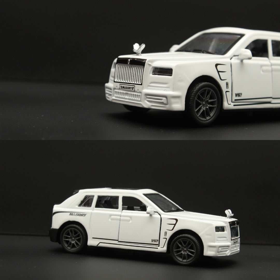 1:36 Rolls Royce Cullinan With Light and Sound (white) -  Kunju Vandi  