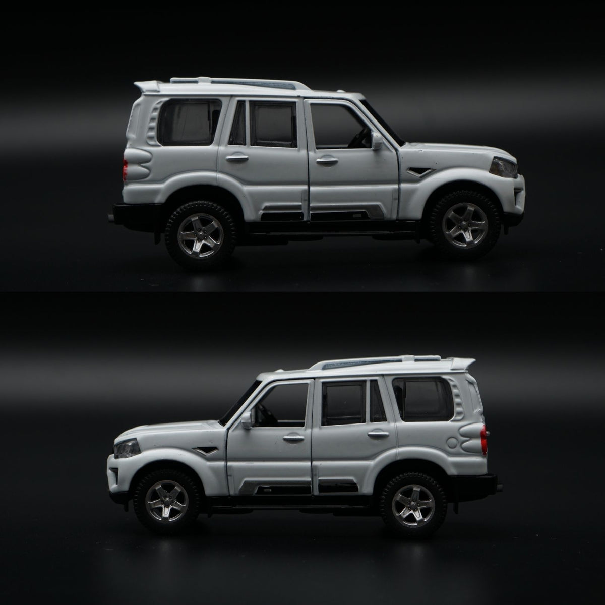 1:36 Scorpio Diecast SUV | White 4-Door | Rugged Off-Roader Collectible -  Kunju Vandi