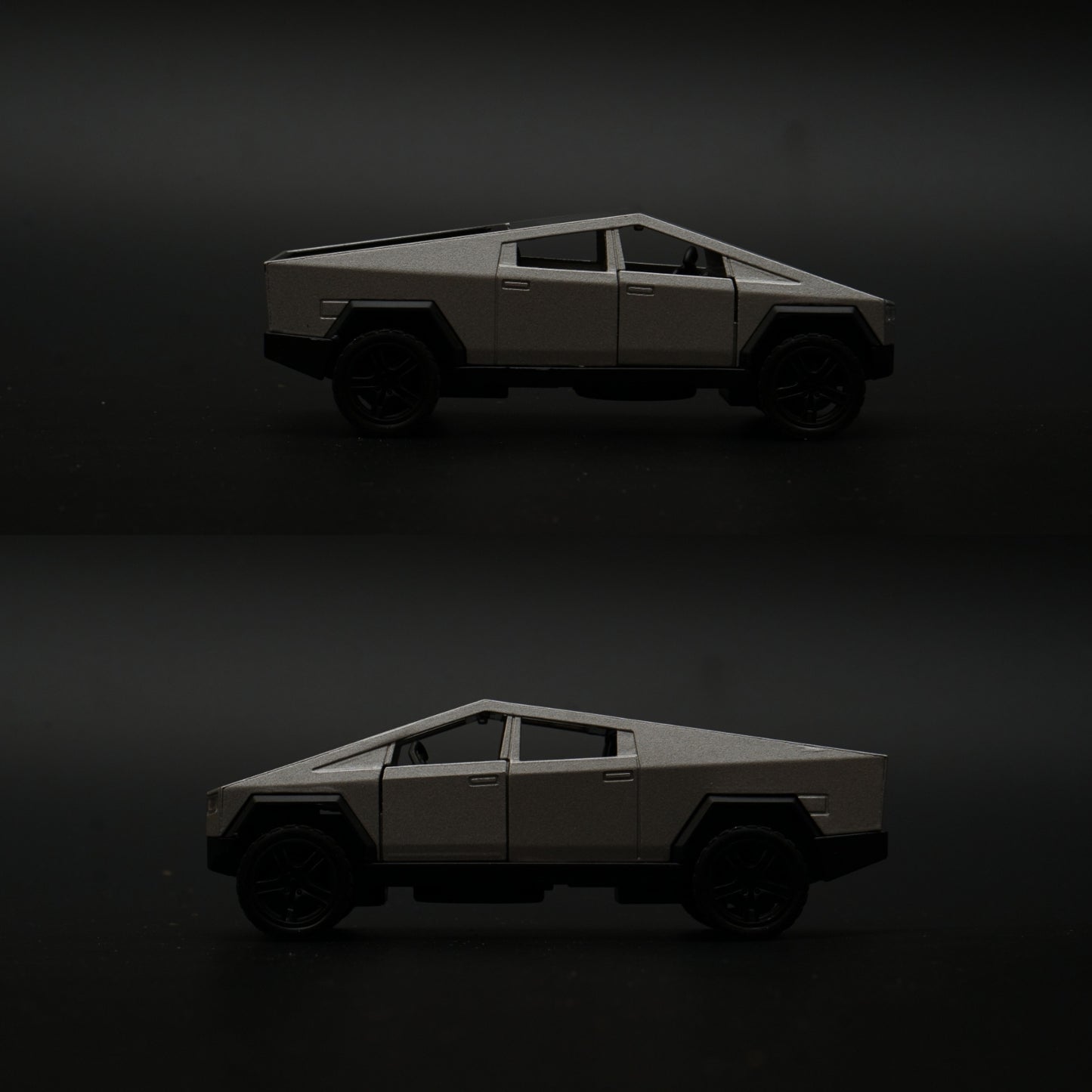 1:36 Tesla Cyber Truck Silver Diecast -  Kunju Vandi  