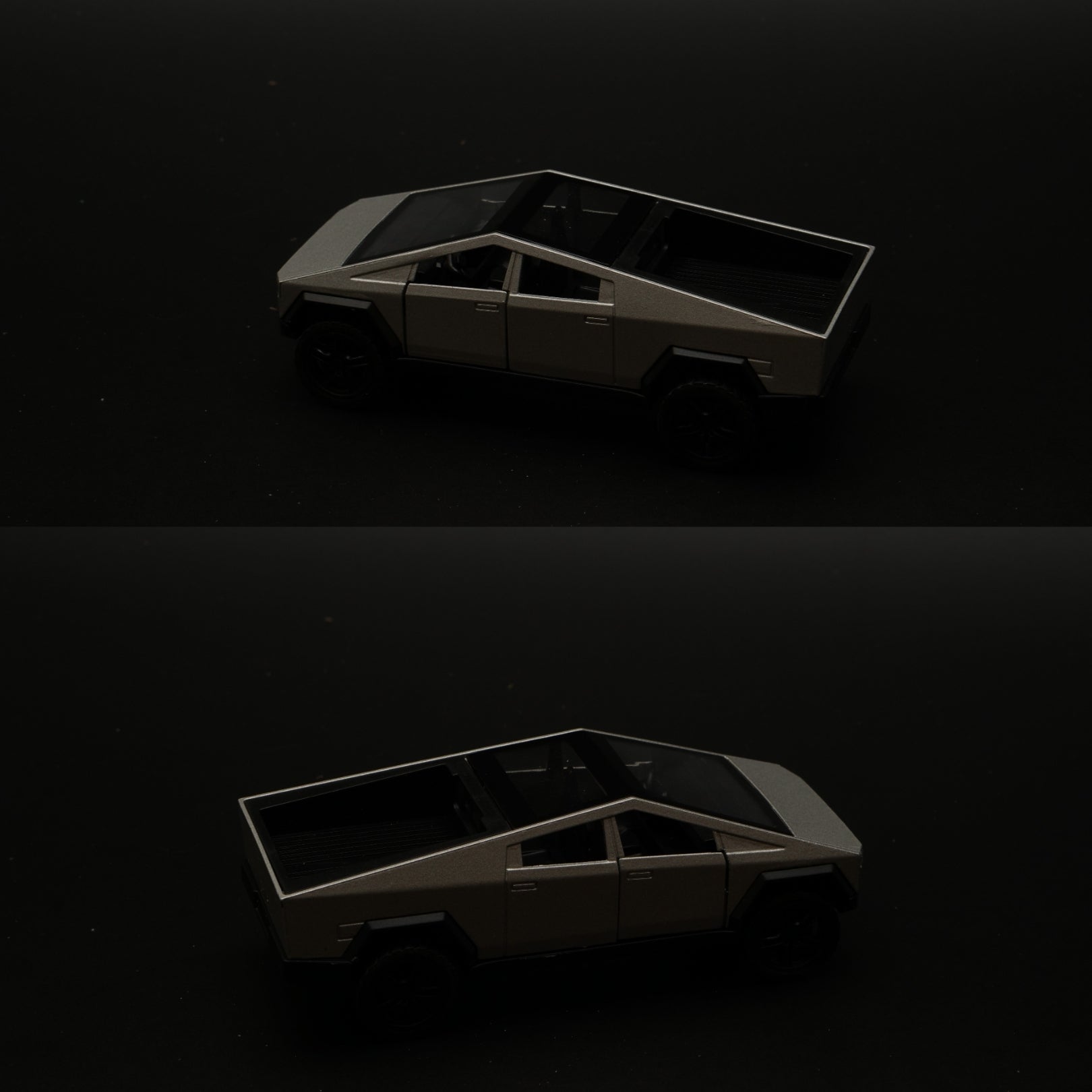 1:36 Tesla Cyber Truck Silver Diecast -  Kunju Vandi  