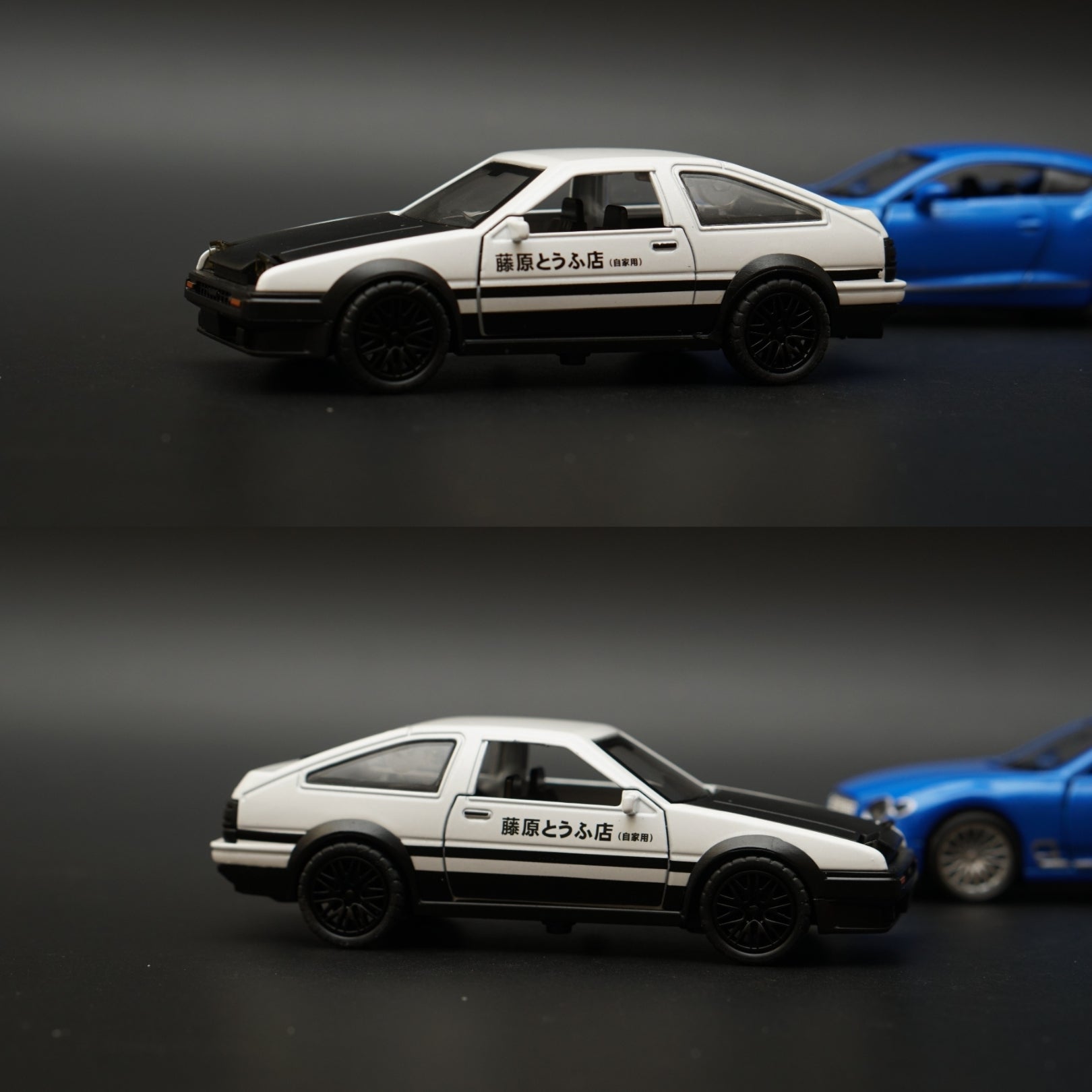 1:36 Toyota AE86 Trueno , Bentley (Blue, White) Diecast combo -  Kunju Vandi  