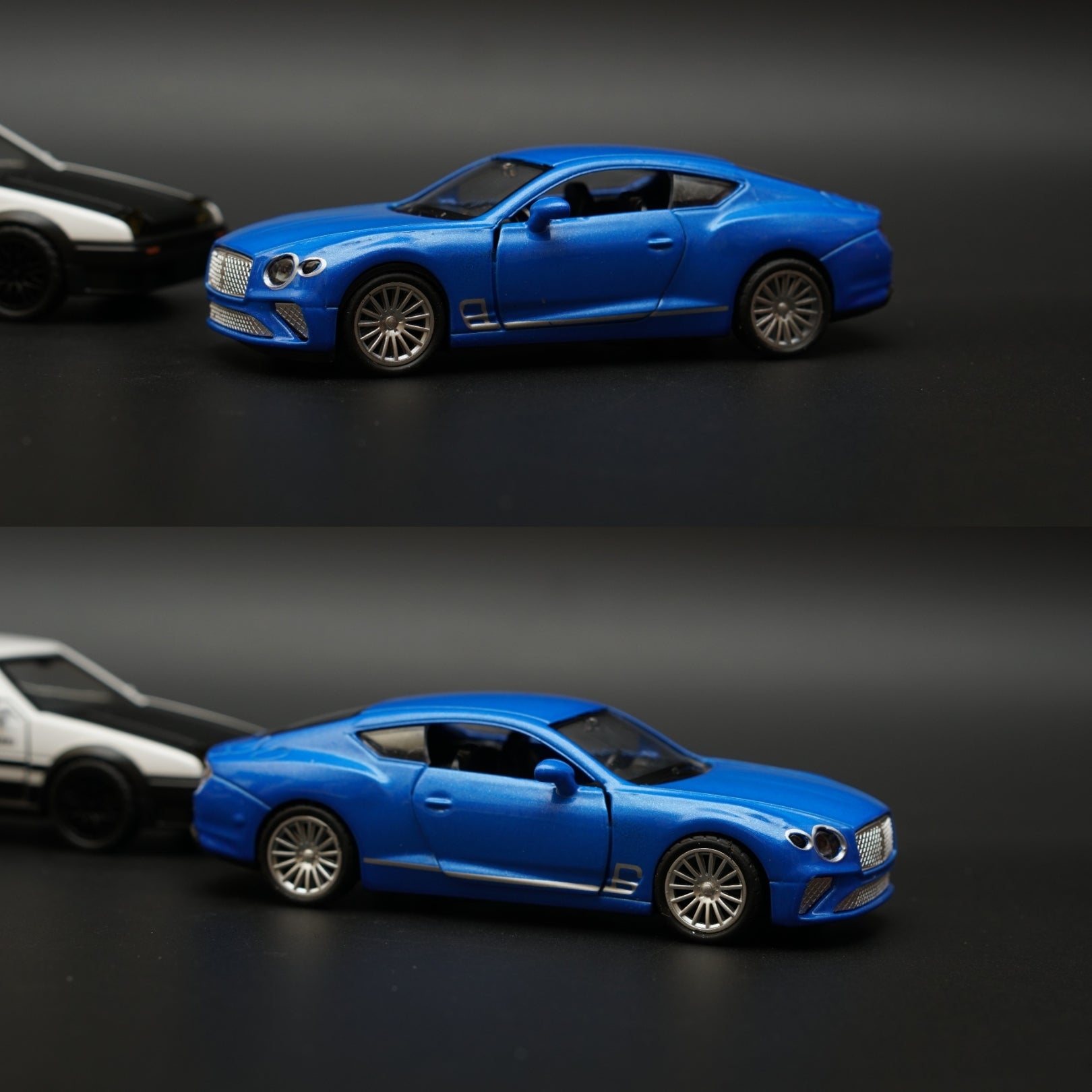 1:36 Toyota AE86 Trueno , Bentley (Blue, White) Diecast combo -  Kunju Vandi  