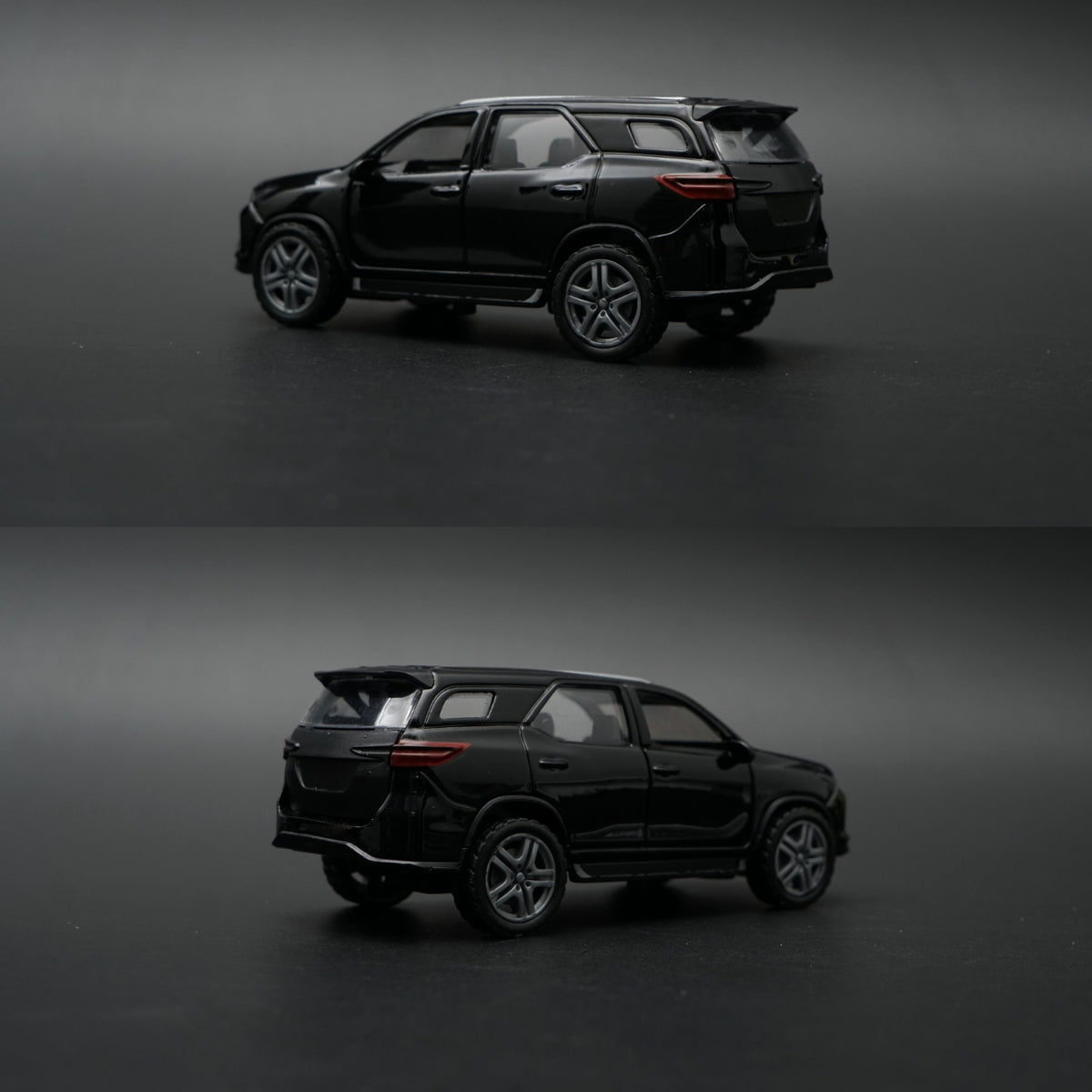 1:36 Toyota Fortuner Diecast — Gloss Black | Premium SUV Collector's Model -  Kunju Vandi  