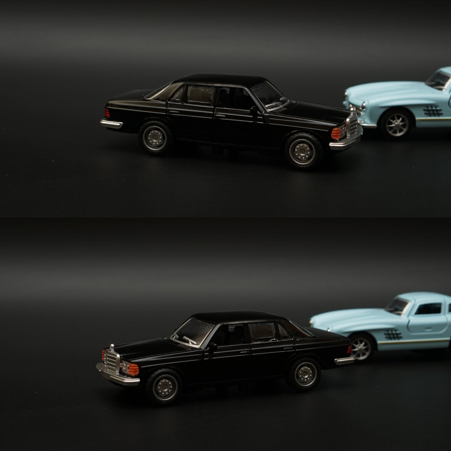 1:36 W123 , 300SL Diecast Combo (Black,Blue) -  Kunju Vandi  