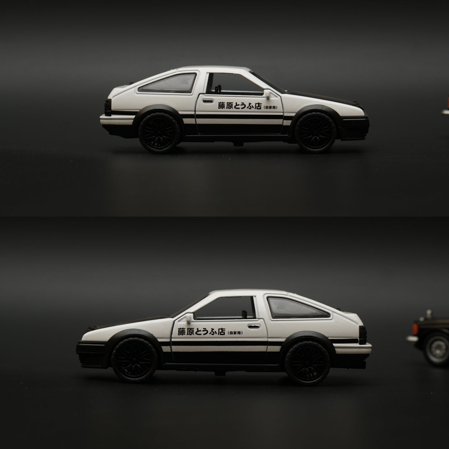 1:36 W123 , AE86 Diecast Combo (Black,White) -  Kunju Vandi  