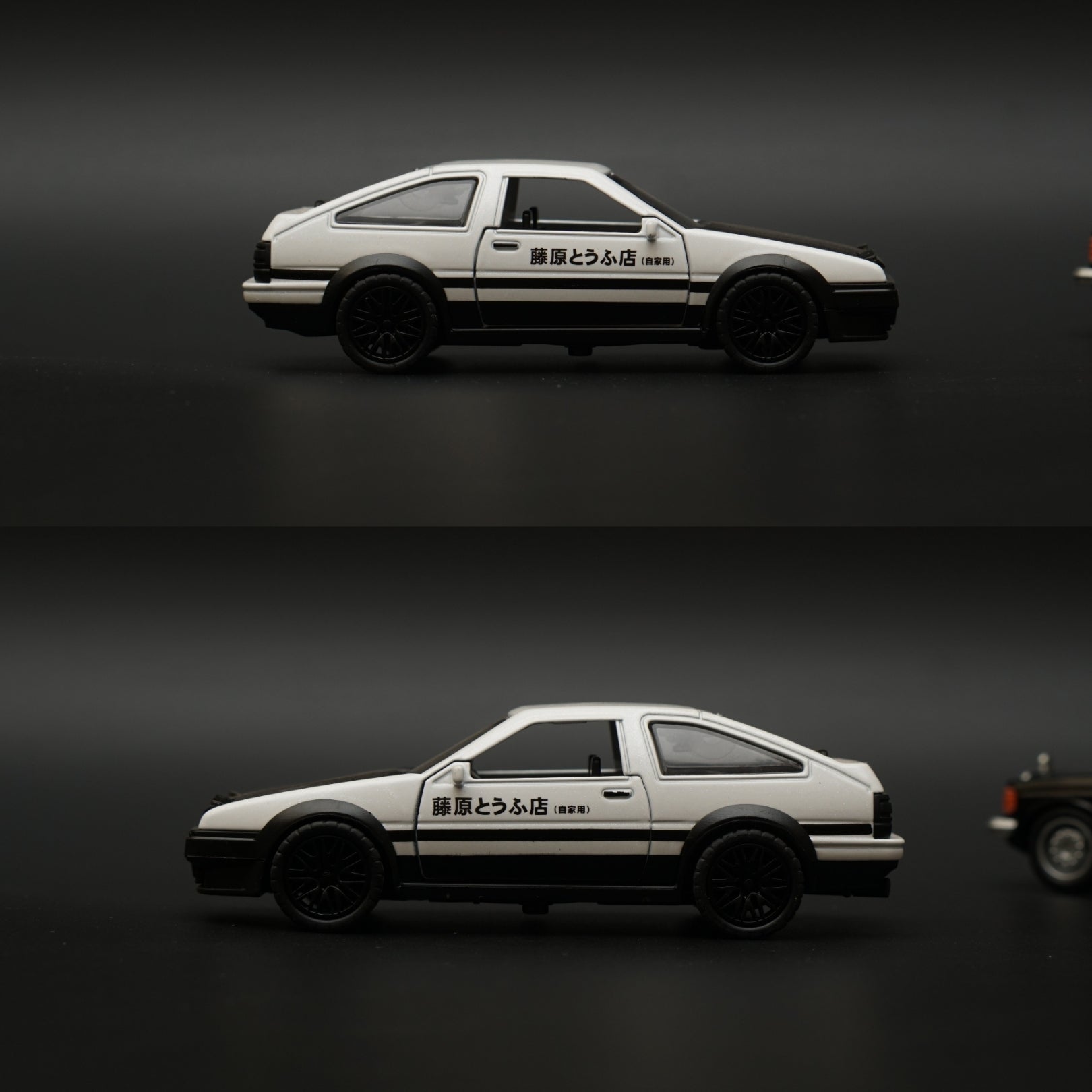 1:36 W123 , AE86 Diecast Combo (Black,White) -  Kunju Vandi  