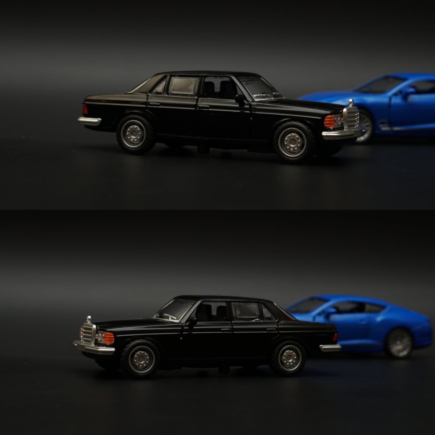 1:36 W123 , Bentley Diecast Combo (Black,Blue) -  Kunju Vandi  