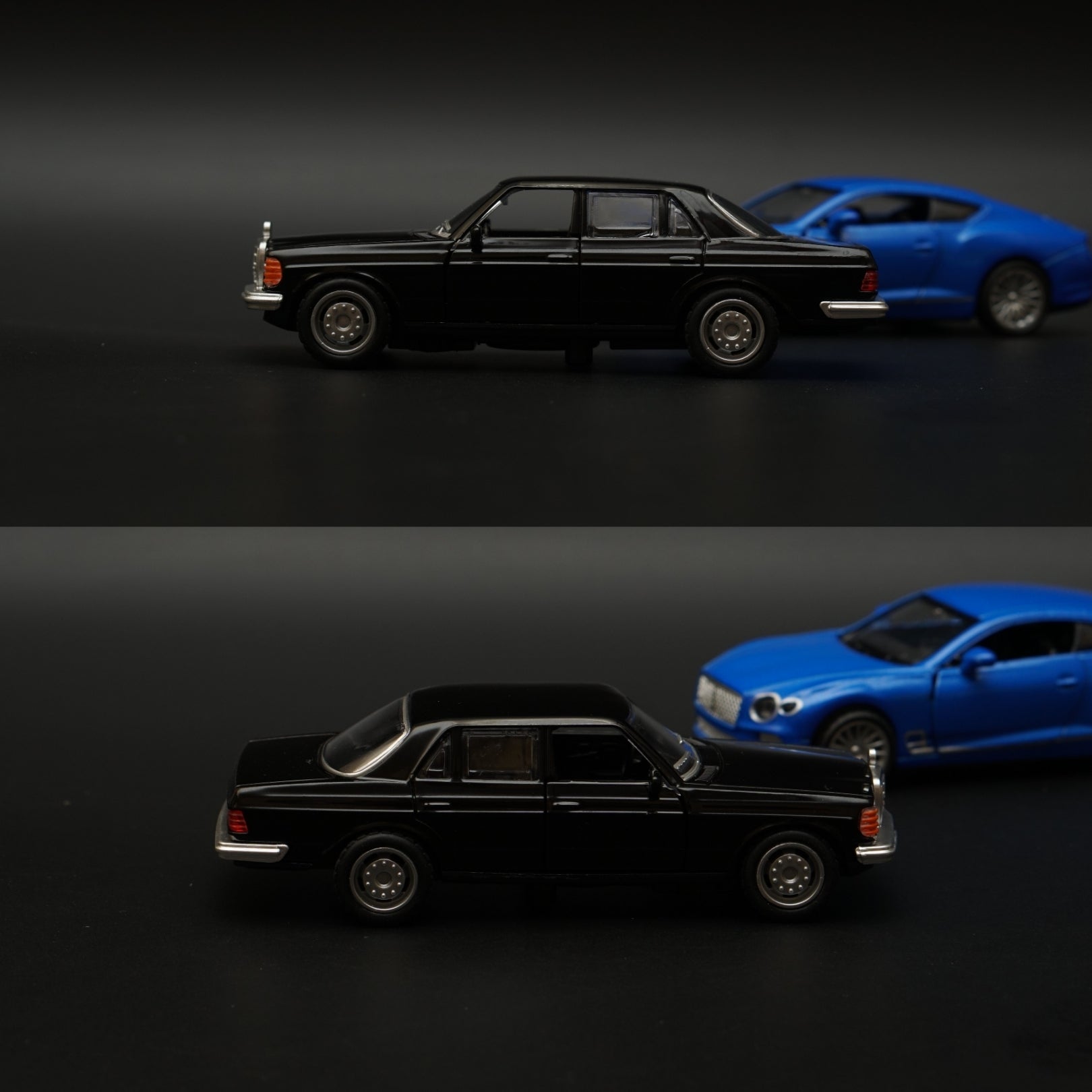 1:36 W123 , Bentley Diecast Combo (Black,Blue) -  Kunju Vandi  