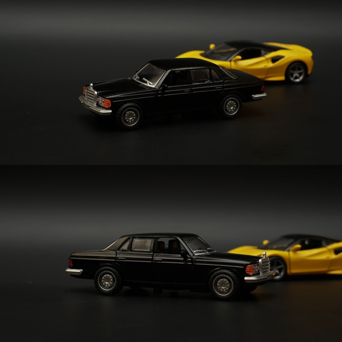 1:36 W123 , Ferrari Diecast Combo (Black,Yellow) -  Kunju Vandi  