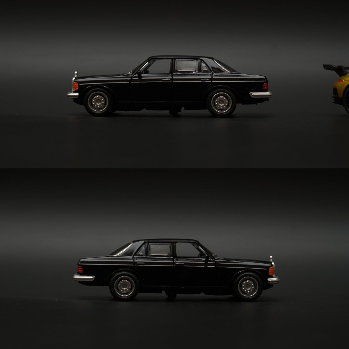 1:36 W123 , Porsche Diecast Combo (Golden,Black) -  Kunju Vandi  