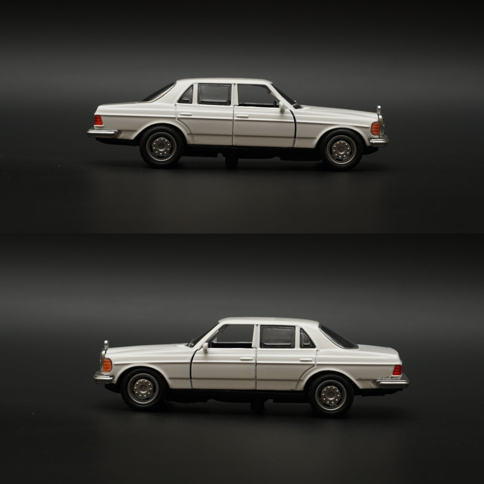 1:36 W123 , Porsche Diecast Combo (White,Golden) -  Kunju Vandi  