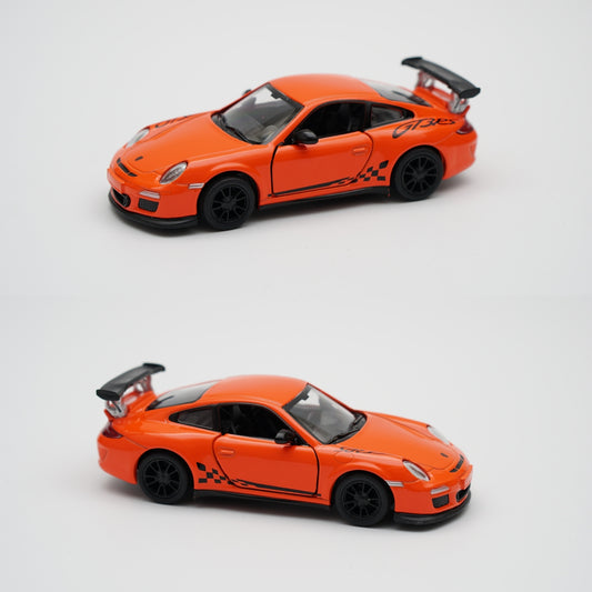 1:36 kinsmart 2010 Porsche 911 GT3 RS (Orange) -  Kunju Vandi  