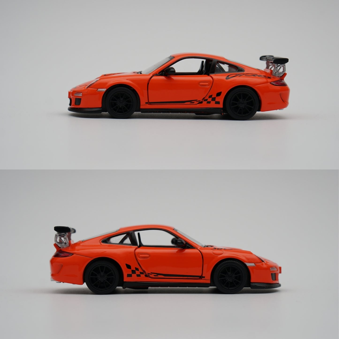 1:36 kinsmart 2010 Porsche 911 GT3 RS (Orange) -  Kunju Vandi  
