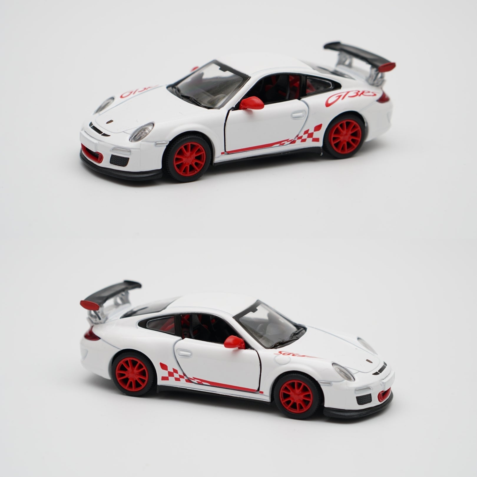 1:36 kinsmart 2010 Porsche 911 GT3 RS (White) -  Kunju Vandi  