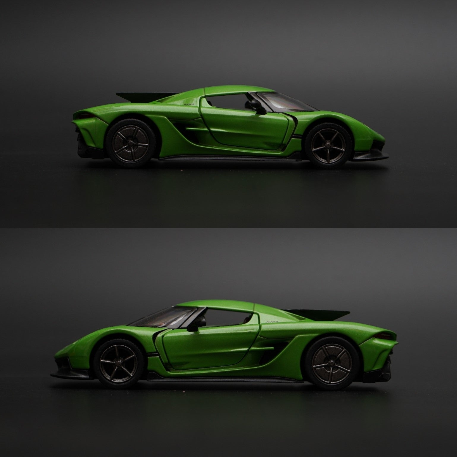 1:36 kinsmart Koenigsegg Jesko Absolut (Green) -  Kunju Vandi  